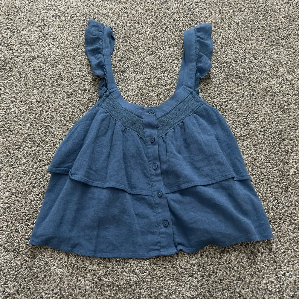 American Eagle Flowy Cropped Tank